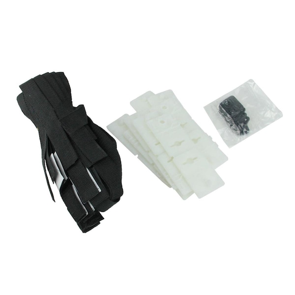 Pool Central 55 in. Cloth Hook & Eye Straps & Snaps Kit for Cover Reels, 8PK 32730346 - main